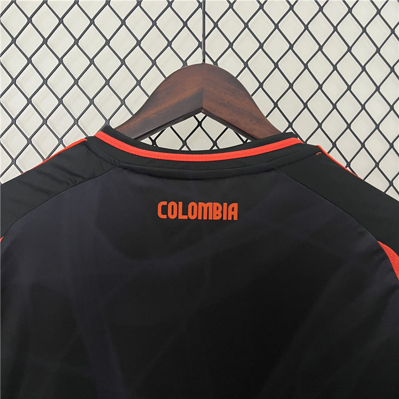 COPA AMERICA 2024 COLOMBIA AWAY BLACK SOCCER JERSEY FOOTBALL SHIRT - Click Image to Close