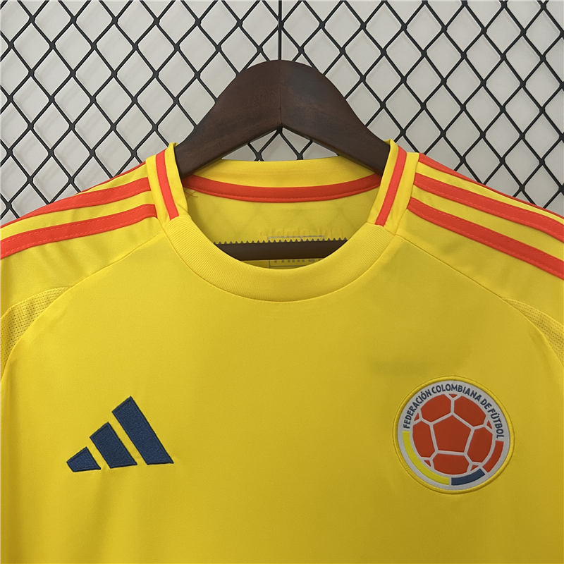 COPA AMERICA 2024 COLOMBIA HOME YELLOW SOCCER JERSEY FOOTBALL SHIRT - Click Image to Close