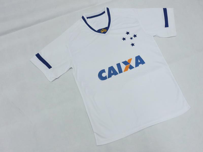 Cruzeiro 15-16 White Away Soccer Jersey - Click Image to Close