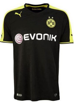 13-14 Borussia Dortmund #10 Mkhitaryan Away Black Jersey Shirt - Click Image to Close
