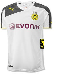 13-14 Borussia Dortmund Goalkeeper White Jersey Shirt - Click Image to Close