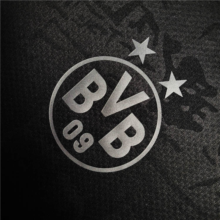 BORUSSIA DORTMUND 23/24 BLACK EDITION FOOTBALL SHIRT - Click Image to Close