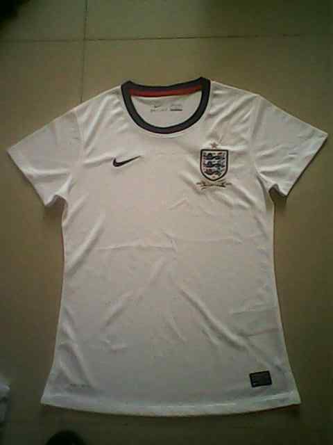 2013 England Home Women's Jersey Shirt - Click Image to Close