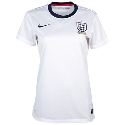 2013 England Home Women's Jersey Shirt - Click Image to Close