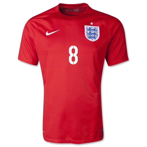 2014 England LAMPARD #8 Away Soccer Jersey - Click Image to Close