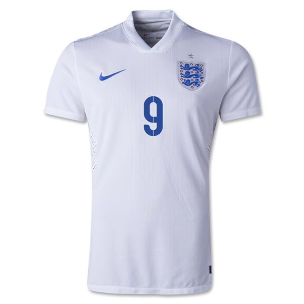 2014 England STURRIDGE #9 Home Soccer Jersey - Click Image to Close