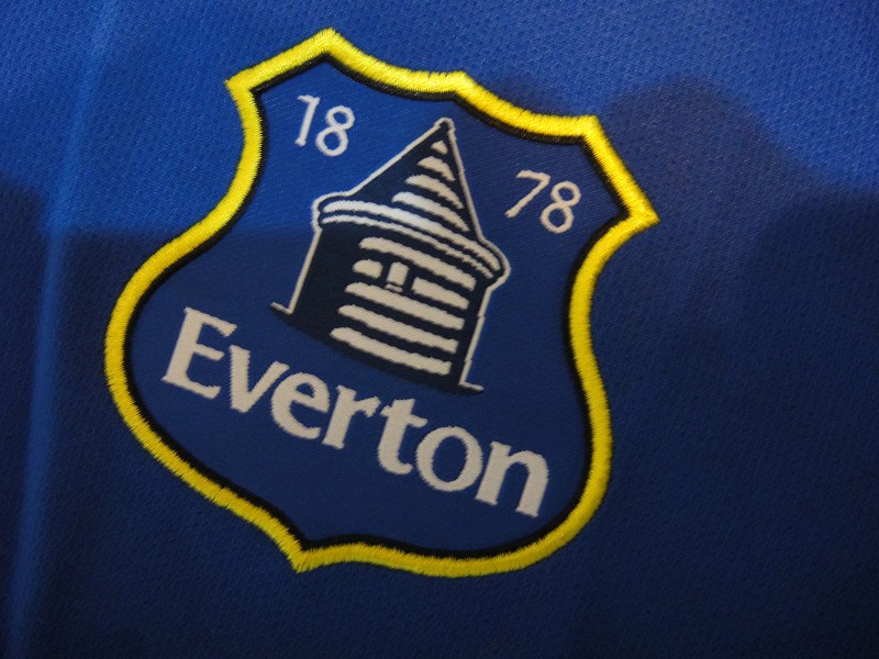 13-14 Everton Home Blue Soccer Jersey Shirt - Click Image to Close