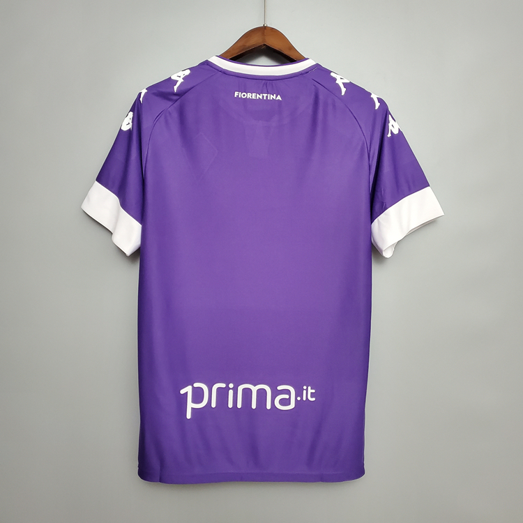 Fiorentina 20-21 Home Purple Football Shirt Jersey - Click Image to Close