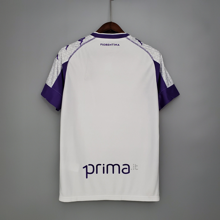Fiorentina 20-21 Away White Football Shirt Jersey - Click Image to Close