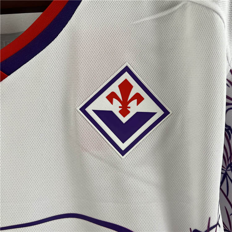 Fiorentina 23/24 Away White Football Shirt Soccer Jersey - Click Image to Close