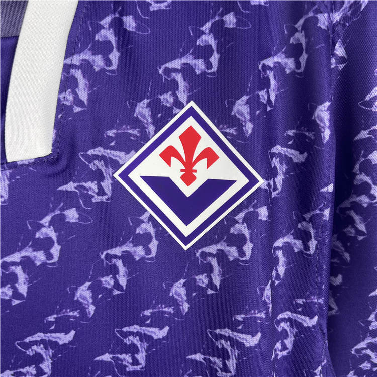 Fiorentina 23/24 Home Purple Football Shirt Soccer Jersey - Click Image to Close