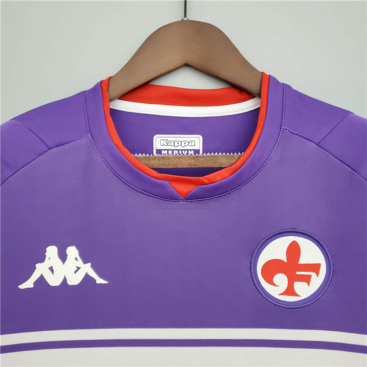 Fiorentina 21-22 Home Purple Soccer Jersey Football Shirt - Click Image to Close
