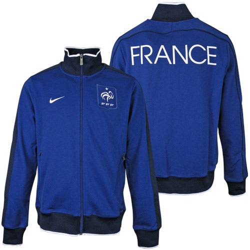 11/13 France Home Blue N98 Jacket - Click Image to Close