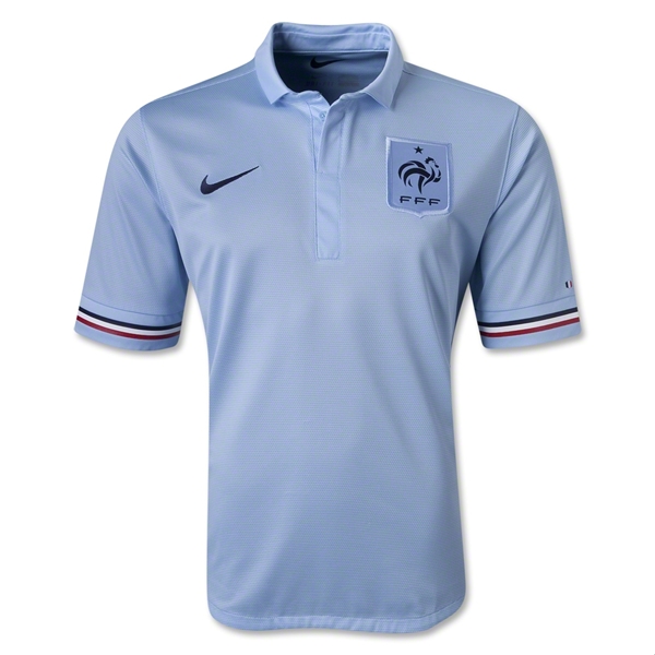 2013 France #12 HENRY Away Blue Soccer Jersey Shirt - Click Image to Close
