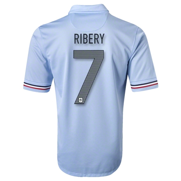 2013 France #7 RIBERY Away Blue Soccer Jersey Shirt - Click Image to Close