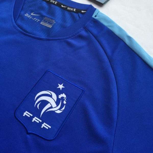 France 2015-16 Navy Blue Training Shirt - Click Image to Close