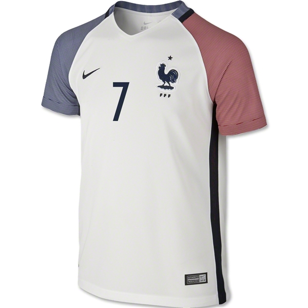 France Away 2016 GRIEZMANN #7 Soccer Jersey - Click Image to Close