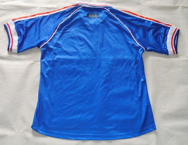 France 1998 World Cup Home Soccer Jersey - Click Image to Close