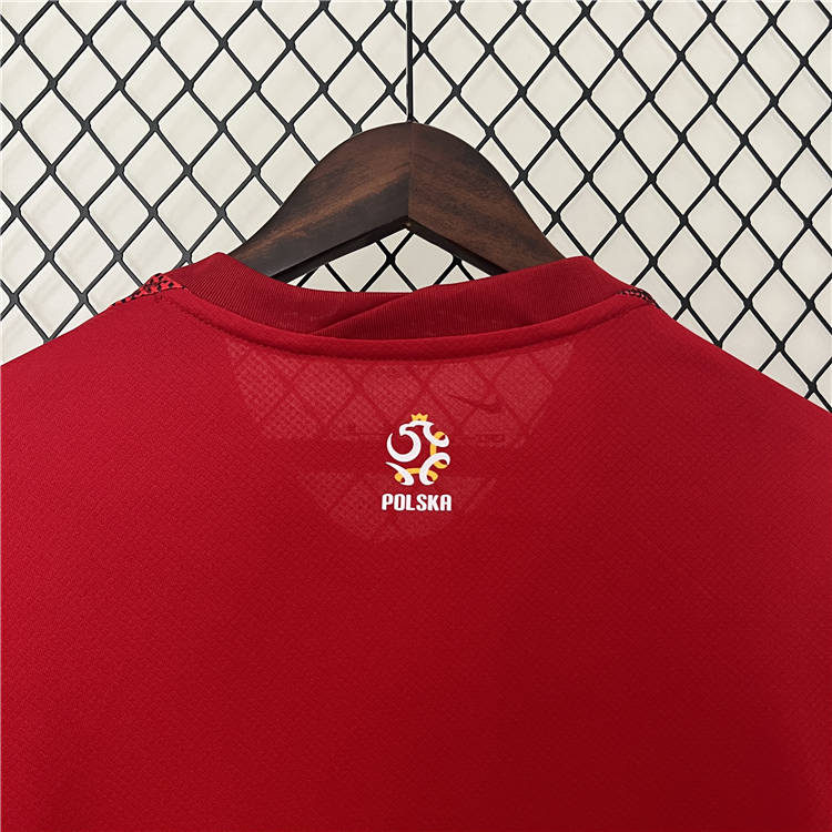 Poland UEFA Euro 2024 Away Soccer Jersey Football Shirt - Click Image to Close