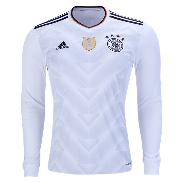 Germany LS Home 2017 Soccer Jersey Shirt