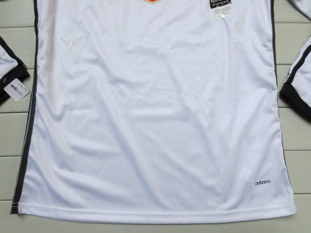 2014 Germany Home White Soccer Long Sleeve Jersey Shirt - Click Image to Close