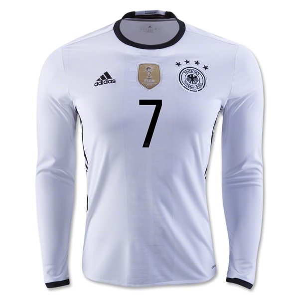 Germany LS Home 2016 SCHWEINSTEIGER #7 Soccer Jersey - Click Image to Close