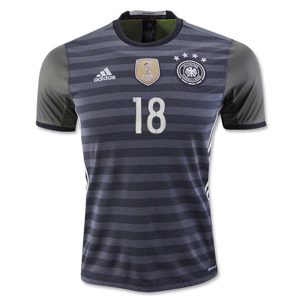 Germany Away 2016 KROOS #18 Soccer Jersey - Click Image to Close