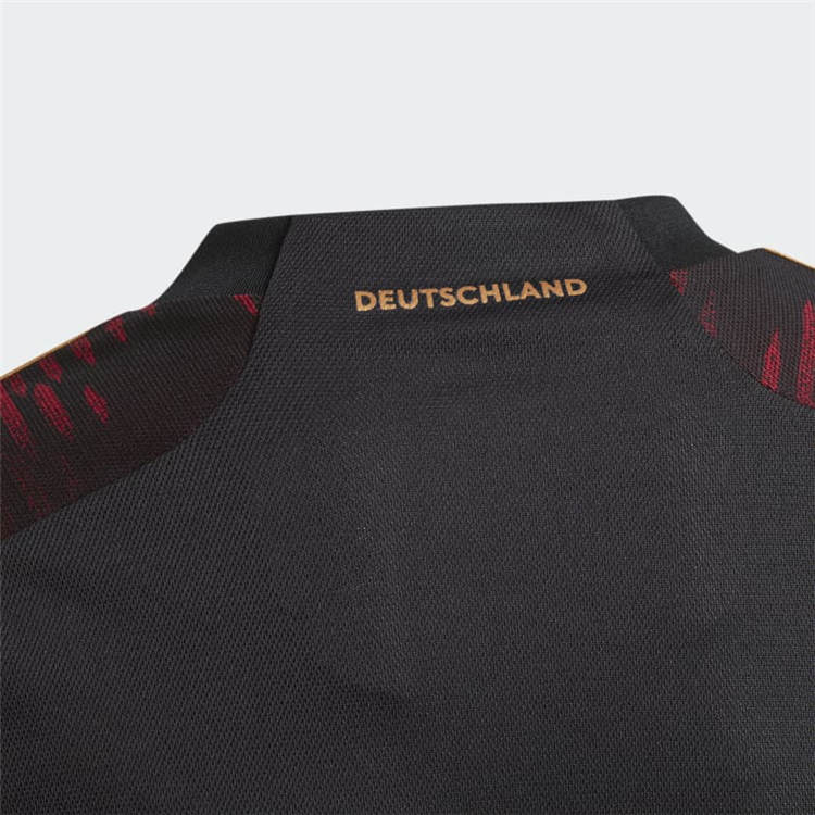 Germany 2022 World Cup Away Black Soccer Jersey Football Shirt - Click Image to Close