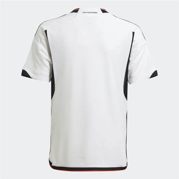 Germany 2022 World Cup Home White Soccer Jersey Football Shirt - Click Image to Close