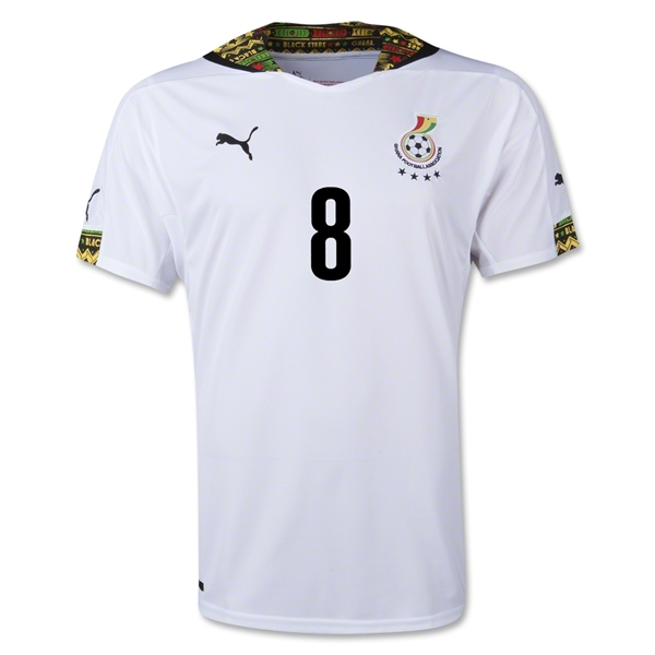 Ghana 2014 ESSIEN Home Soccer Jersey - Click Image to Close