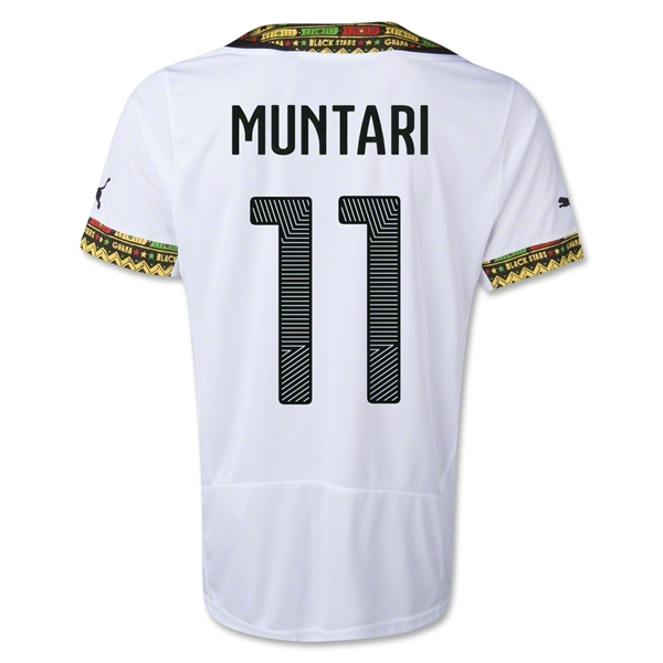 Ghana 2014 MUNTARI Home Soccer Jersey - Click Image to Close
