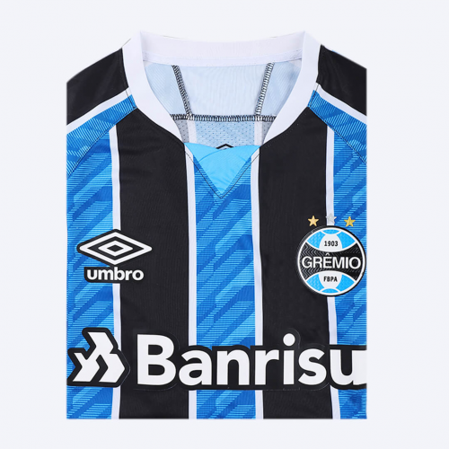 Grêmio 20-21 Home Blue Soccer Jersey Shirt - Click Image to Close