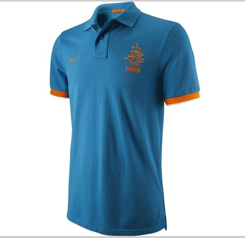 2013 Netherlands Blue Polo T-Shirt - Click Image to Close