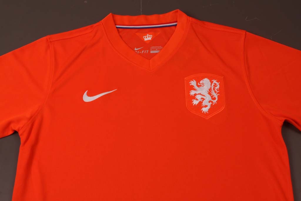 2014 WORLD CUP NETHERLANDS LONG SLEVEE HOME SOCCER JERSEY - Click Image to Close