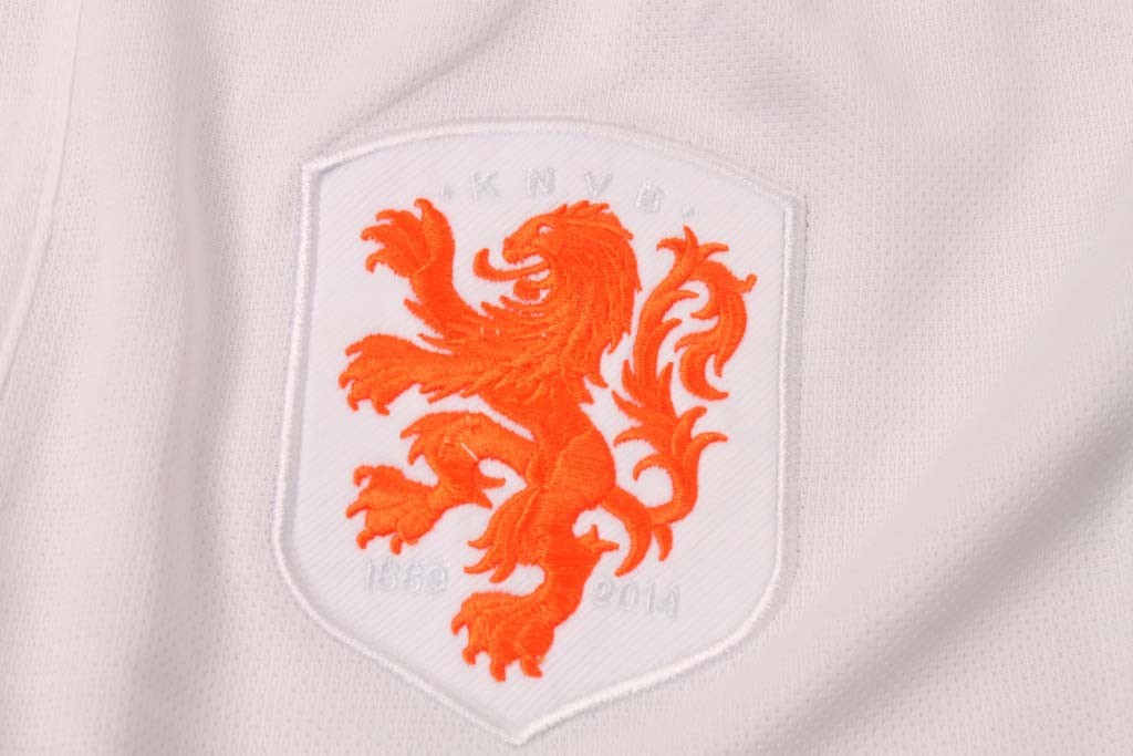 2014 WORLD CUP NETHERLANDS LONG SLEVEE HOME SOCCER JERSEY - Click Image to Close