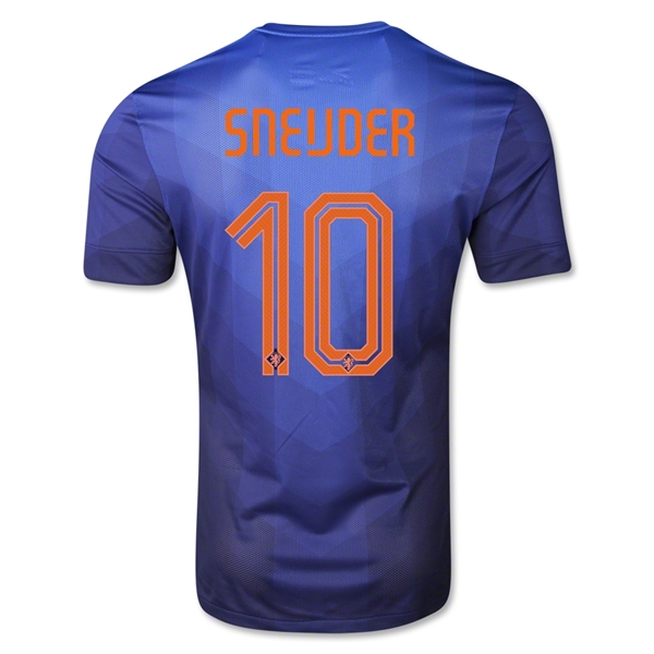 Netherlands 2014/15 Away Soccer Shirt #10 SNEIJDER - Click Image to Close