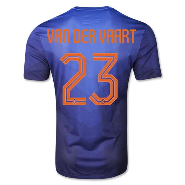 Netherlands 2014/15 Away Soccer Shirt #23 VAN DER VAART - Click Image to Close