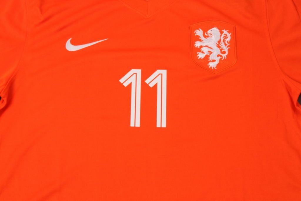 Netherlands 2014/15 Home Soccer Shirt #11 ROBBEN - Click Image to Close