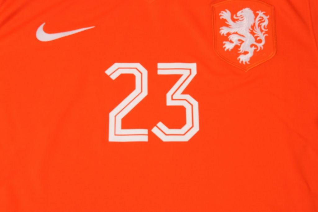 Netherlands 2014/15 Home Soccer Shirt #23 VAN DER VAART - Click Image to Close