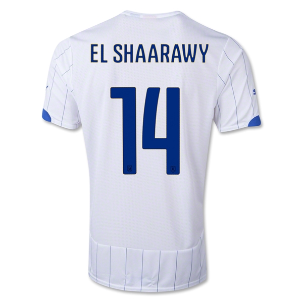 14-15 Italy Away EL SHAARAWY #14 Soccer Jersey - Click Image to Close
