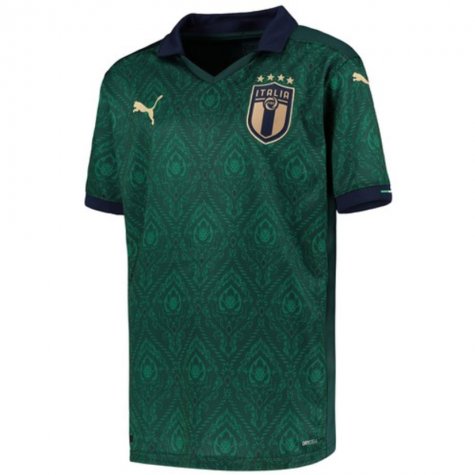 19-20 Italy Third Green #16 DE ROSSI Soccer Jersey Shirt - Click Image to Close