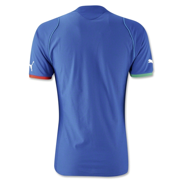2013 Italy Home Blue Soccer Jersey Shirt - Click Image to Close