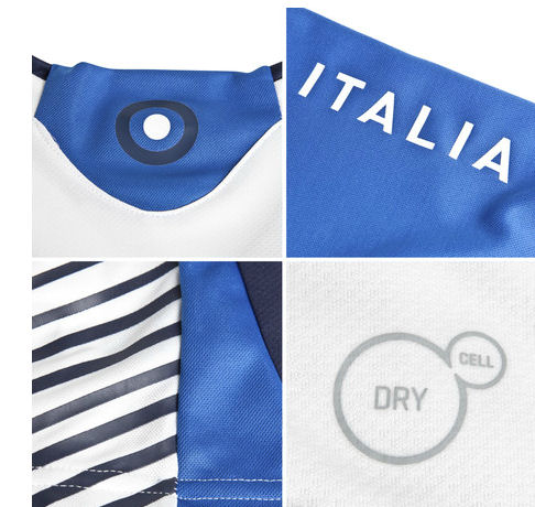 2013 Italy White Training Jersey Shirt - Click Image to Close