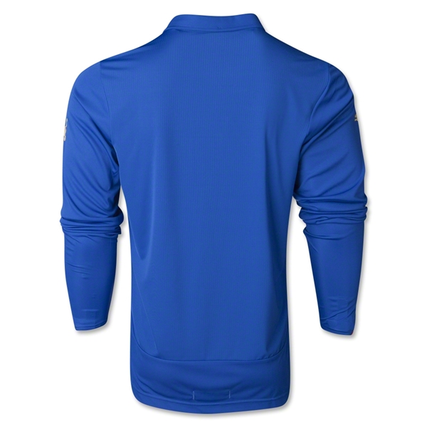 2014 Italy Home Long Sleeve Soccer Jersey - Click Image to Close