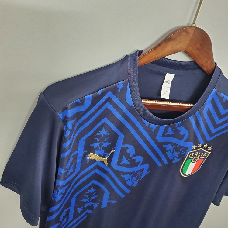 Italy Euro 2020 Training Shirt Soccer T-Shirt - Click Image to Close