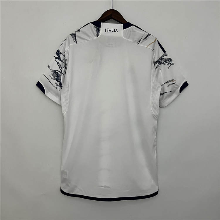 2023 Italy Football Shirt Away White Soccer Jersey - Click Image to Close