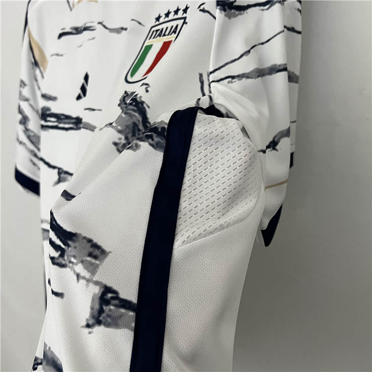 2023 Italy Football Shirt Away White Soccer Jersey - Click Image to Close