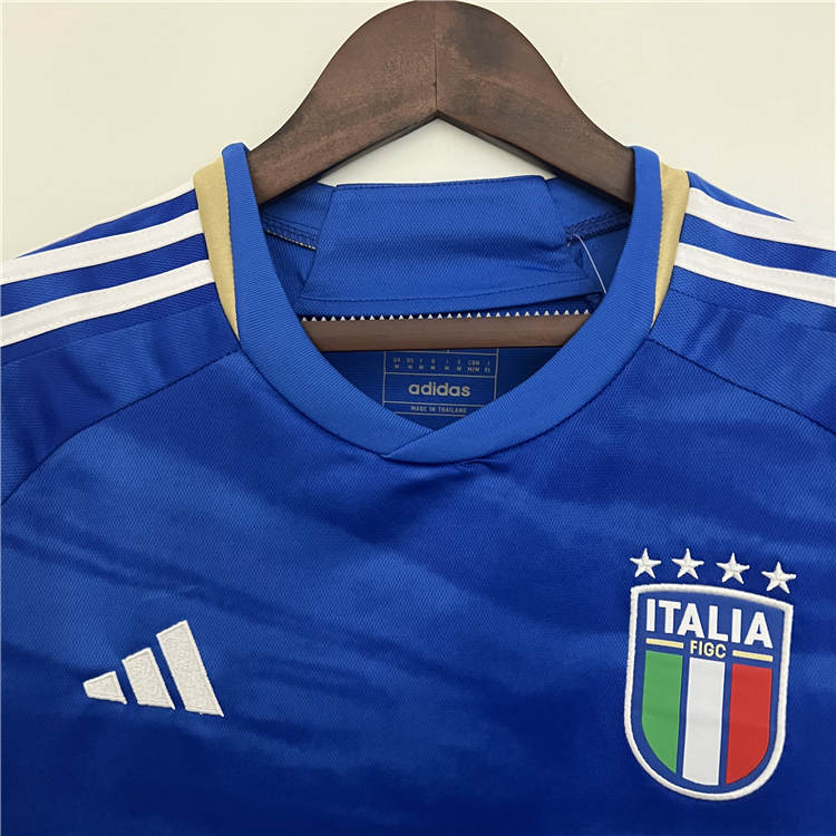 2023 Italy Football Shirt Home Blue Soccer Jersey - Click Image to Close