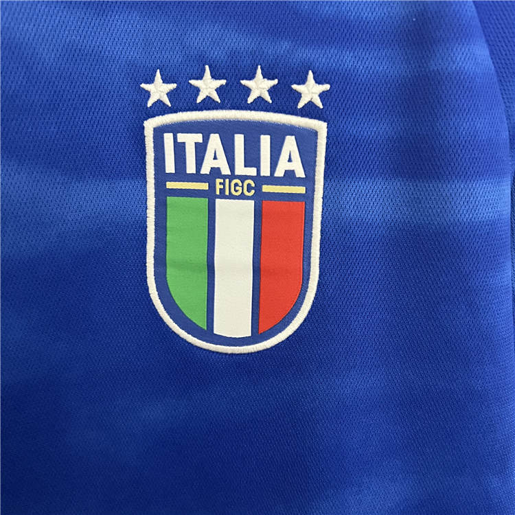 2023 Italy Football Shirt Home Blue Soccer Jersey - Click Image to Close