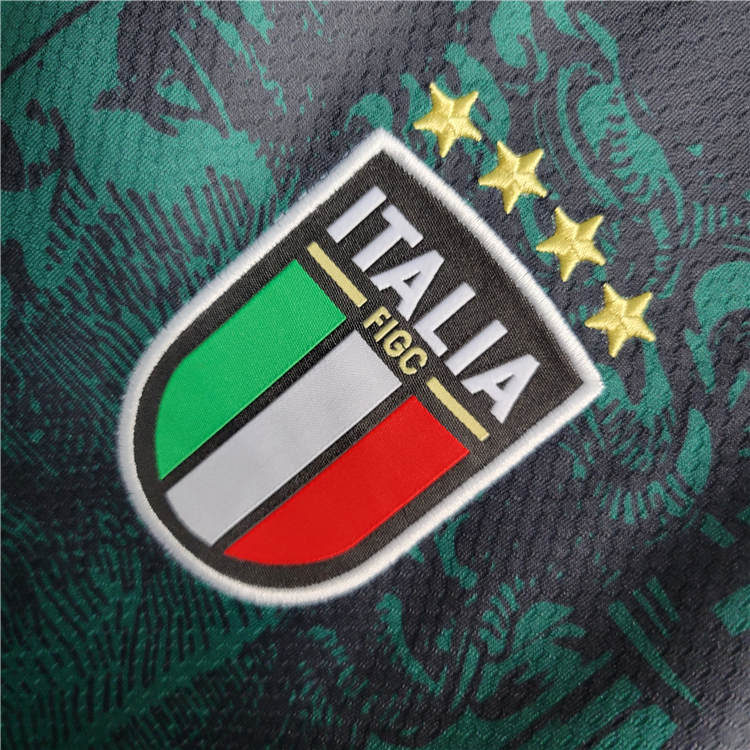 2023 Italy Football Shirt Special Edition Green Soccer Jersey - Click Image to Close